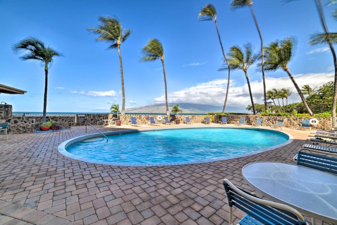 Ocean-View Kihei Condo With Lanai Steps To Beach! Kültér fotó