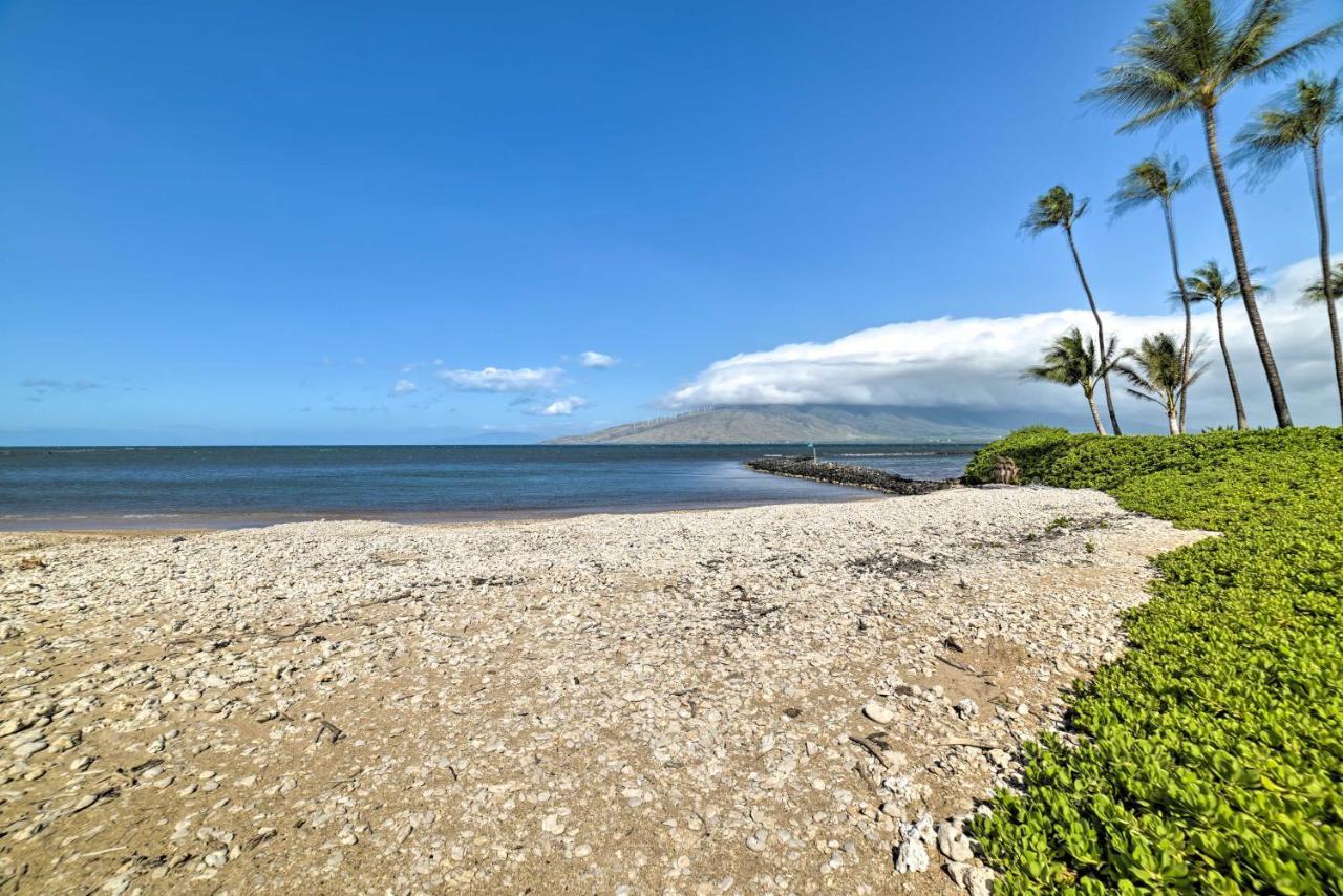 Ocean-View Kihei Condo With Lanai Steps To Beach! Kültér fotó