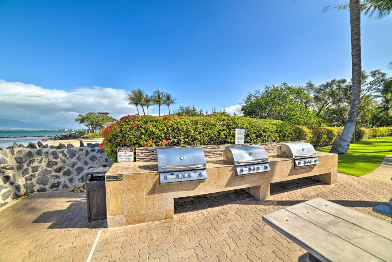Ocean-View Kihei Condo With Lanai Steps To Beach! Kültér fotó