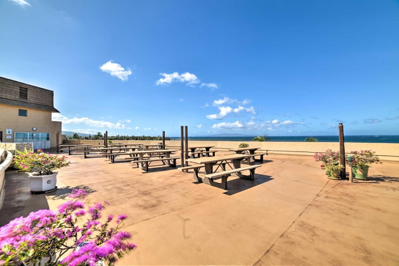 Ocean-View Kihei Condo With Lanai Steps To Beach! Kültér fotó